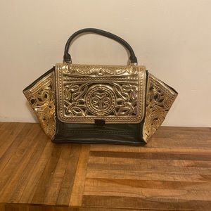 Gold embellished handbag one of a kind (sample)